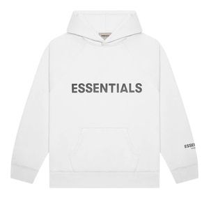 Essentials Fear of God White Pullover Hoodie
